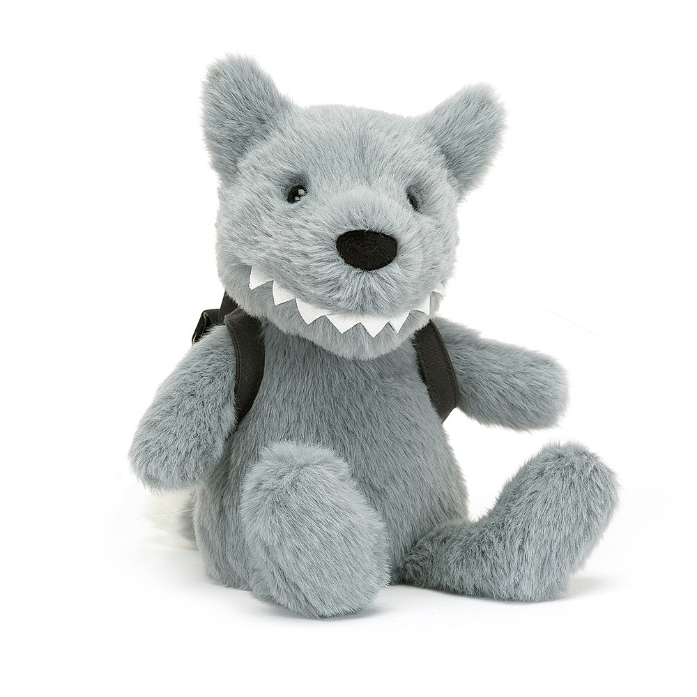 Backpack Wolf - cuddly toy from Jellycat